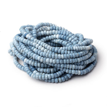 4.5-5.5mm Owyhee Blue Opal Faceted Rondelle Beads 16 inch 124 pieces (ONLINE ORDER ONLY)