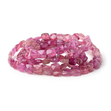 4.5-5.5mm Pink Tourmaline Faceted Cushion Beads 16 inch 72 pieces AA (ONLINE ORDER ONLY)