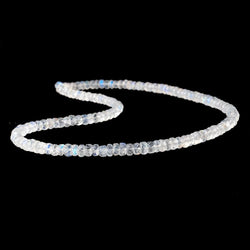 4.5-5.5mm Rainbow Moonstone Faceted Rondelle Beads 16 inch 142 pieces (ONLINE ORDER ONLY)