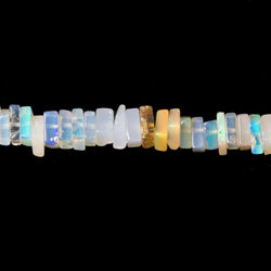 4.5-5mm Ethiopian Opal plain square heshi beads 16 inch 230 pieces A (ONLINE ORDER ONLY)