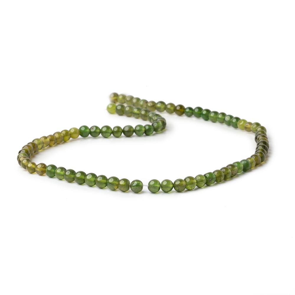 4.5-5mm Idocrase Plain Round Beads 14.5 inch 78 pieces (ONLINE ORDER ONLY)