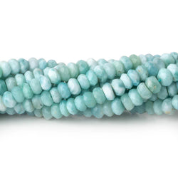 4.5-5mm Larimar Faceted rondelle beads 13 inch 110 pieces A (ONLINE ORDER ONLY)