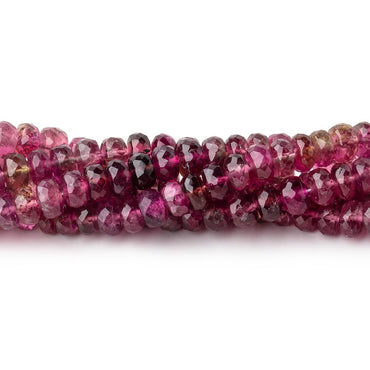 4.5-5mm Multi Color Tourmaline Faceted Rondelle Beads 19 inch 160 pieces AAA (ONLINE ORDER ONLY)