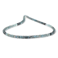 4.5-5mm Shaded Moss Aquamarine Faceted Rondelle Beads 16 inch 136 pieces AAA (ONLINE ORDER ONLY)