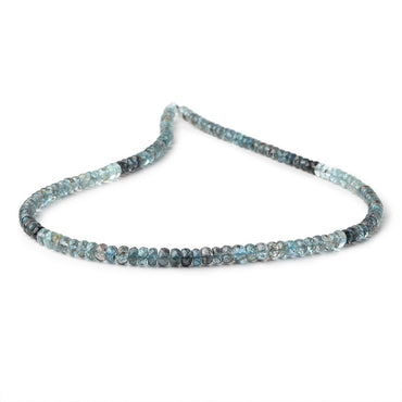 4.5-5mm Shaded Moss Aquamarine Faceted Rondelle Beads 16 inch 136 pieces AAA (ONLINE ORDER ONLY)