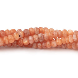 4.5-5mm Sunstone Plain Rondelle Beads 14 inch 112 pieces (ONLINE ORDER ONLY)