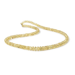 4.5-6.5mm Grossular Garnet Plain Rondelle Beads 16 inch 136 pieces AA (ONLINE ORDER ONLY)