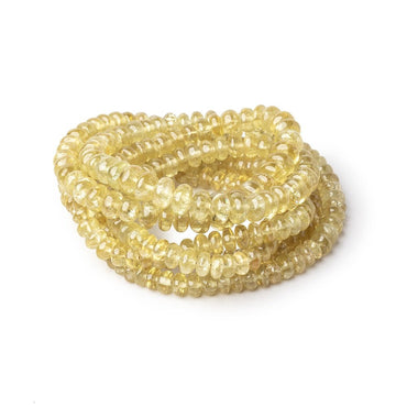 4.5-6.5mm Grossular Garnet Plain Rondelle Beads 16 inch 136 pieces AA (ONLINE ORDER ONLY)