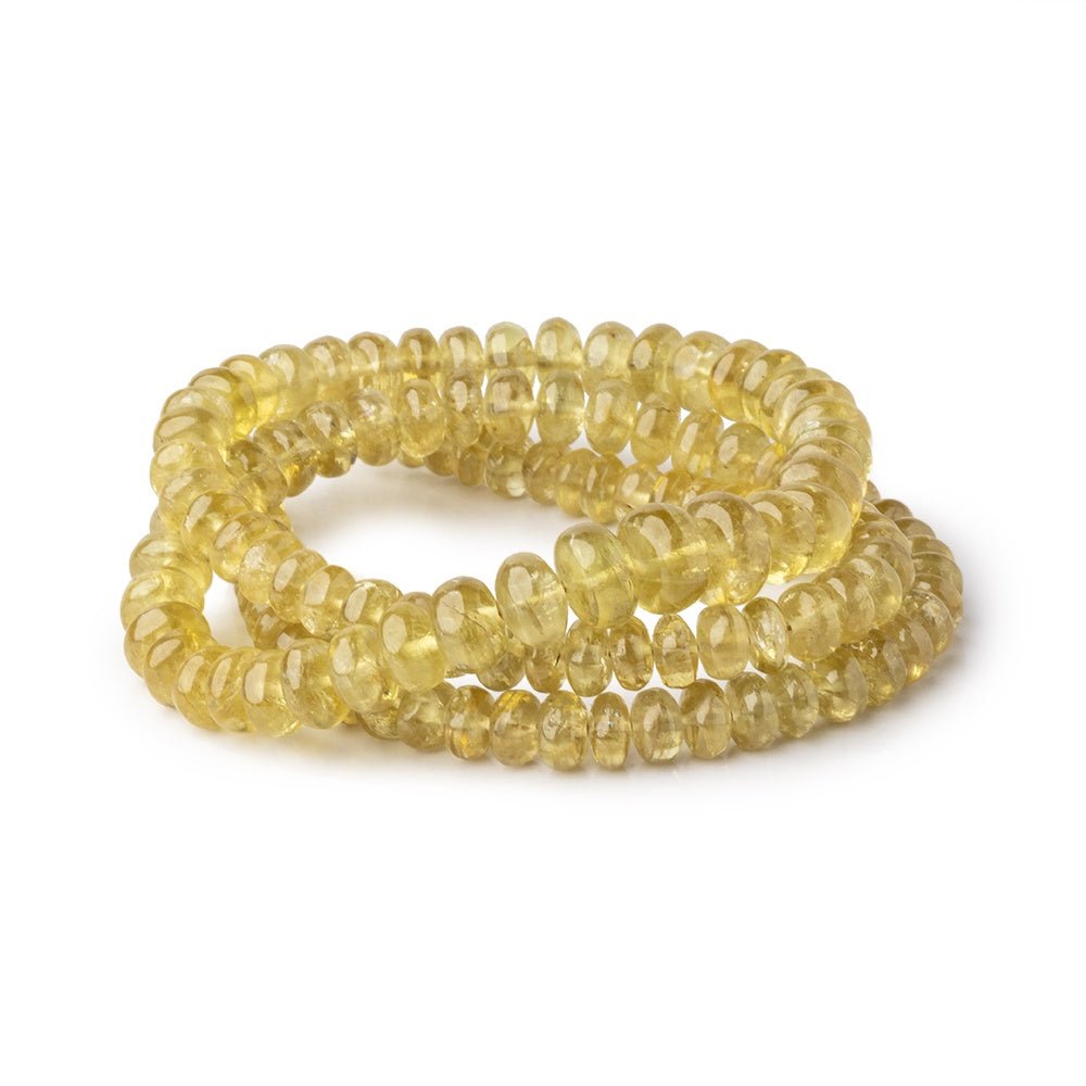 4.5-6.5mm Grossular Garnet Plain Rondelle Beads 16.5 inch 129 pieces AA (ONLINE ORDER ONLY)