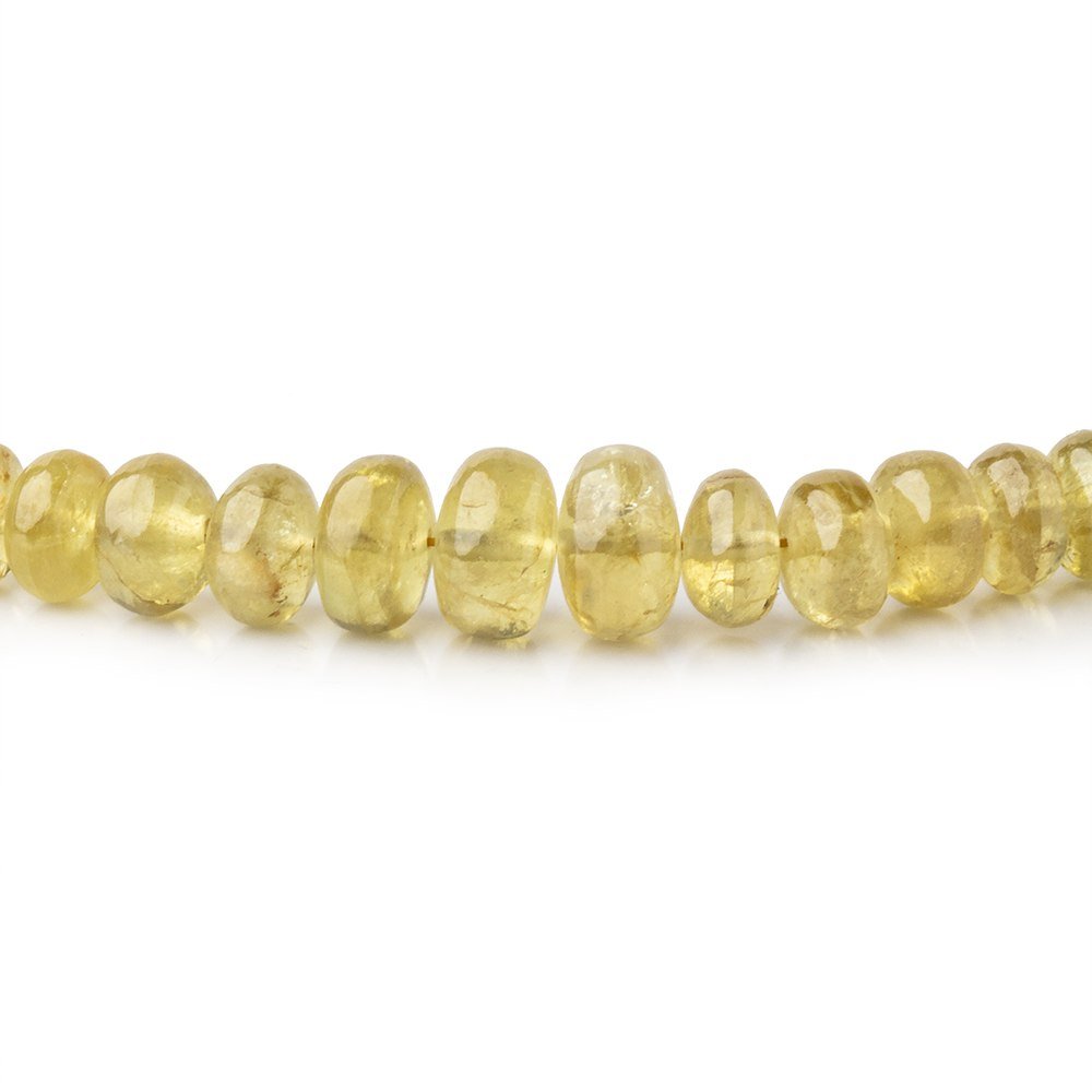4.5-6.5mm Grossular Garnet Plain Rondelle Beads 16.5 inch 129 pieces AA (ONLINE ORDER ONLY)