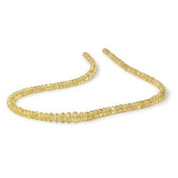 4.5-6.5mm Grossular Garnet Plain Rondelle Beads 16.5 inch 129 pieces AA (ONLINE ORDER ONLY)