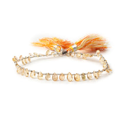 4.5-6.5mm Imperial Topaz Faceted Pear Beads 8 inch 44 pieces (ONLINE ORDER ONLY)