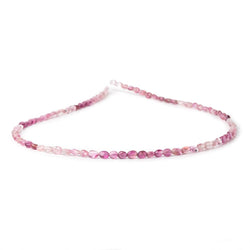 4.5-6mm Shaded Pink Tourmaline Plain Oval Beads 16 inch 81 pieces AA (ONLINE ORDER ONLY)