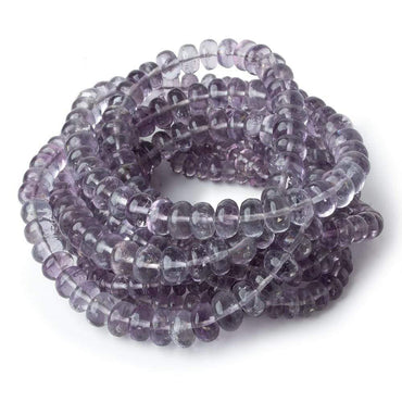 4.5-7.5mm Shaded Purple Fluorite plain rondelle beads 18 inch 130 pieces (ONLINE ORDER ONLY)