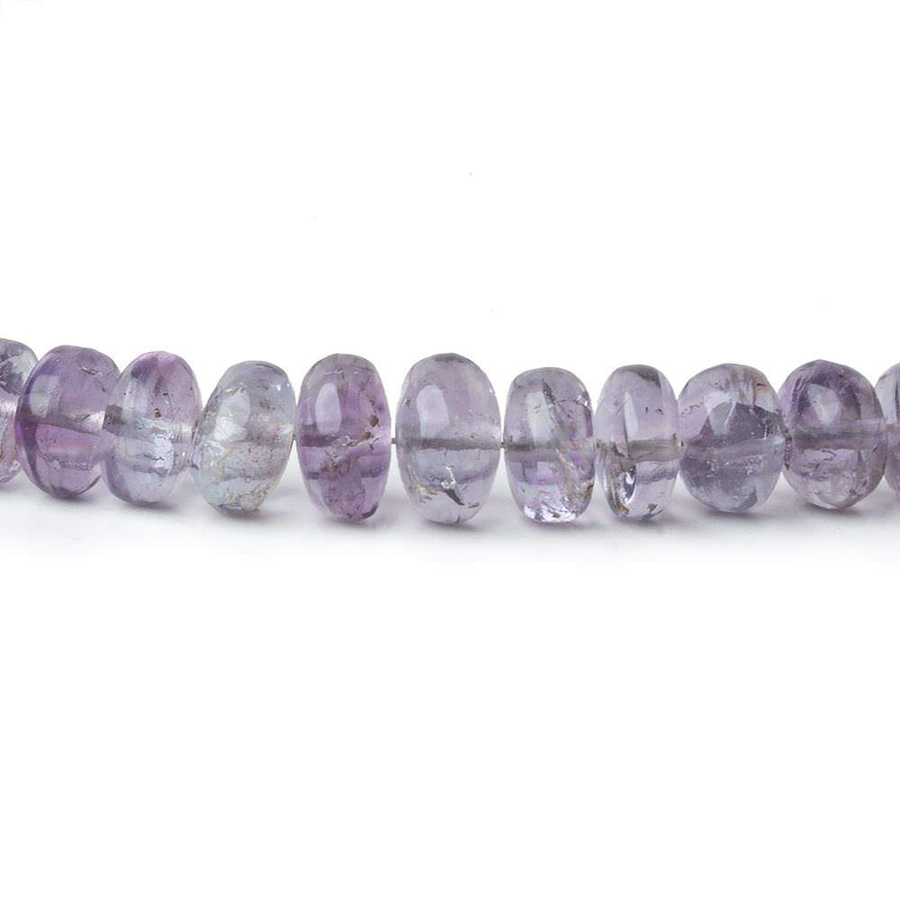 4.5-7.5mm Shaded Purple Fluorite plain rondelle beads 18 inch 130 pieces (ONLINE ORDER ONLY)