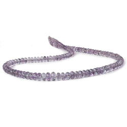 4.5-7.5mm Shaded Purple Fluorite plain rondelle beads 18 inch 130 pieces (ONLINE ORDER ONLY)