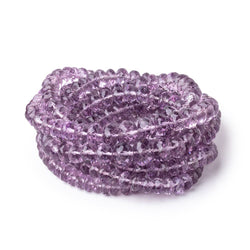 4.5-8mm Bolivian Amethyst Faceted Rondelle Beads 18 inch 112 pieces AA (ONLINE ORDER ONLY)