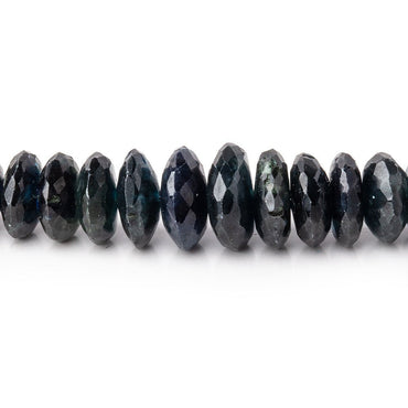 4.5-9mm Blue Sapphire German Faceted Rondelle Beads 16 inch 145 pieces (ONLINE ORDER ONLY)