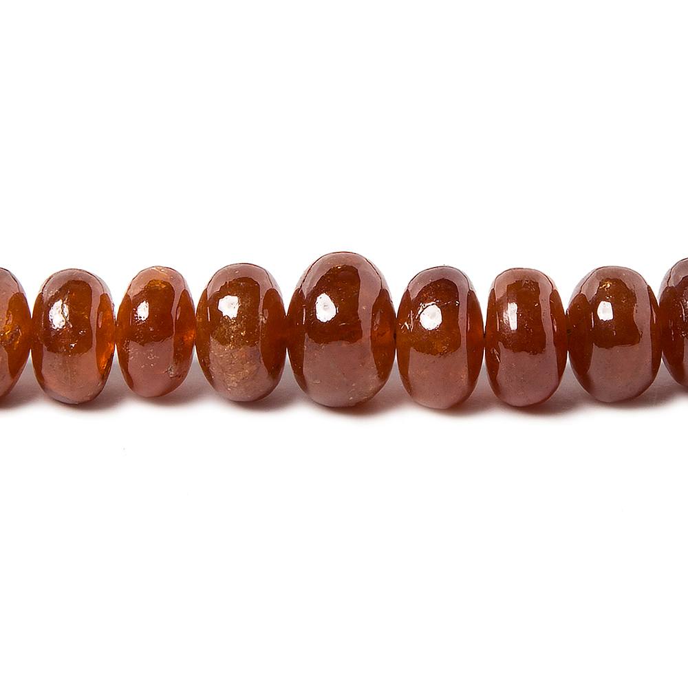 4.5-9mm Spessartite Garnet Beads Plain Rondelle 16 inch 102 pieces (ONLINE ORDER ONLY)