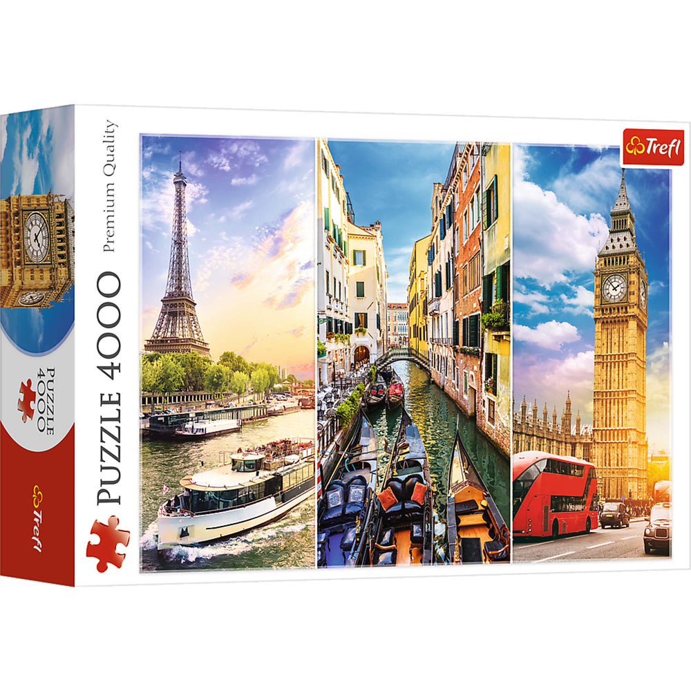 Trefl Red Trip Around Europe 4000 Piece Puzzle (ONLINE ORDER ONLY)