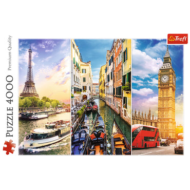 Trefl Red Trip Around Europe 4000 Piece Puzzle (ONLINE ORDER ONLY)