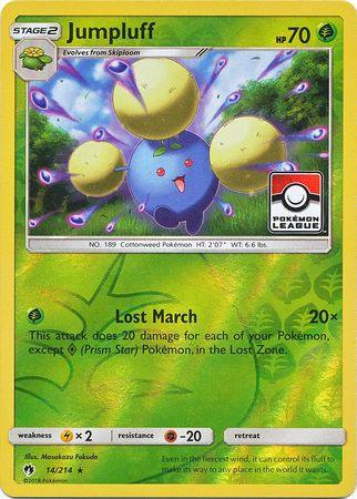 Jumpluff (14/214) (League Promo) [Sun & Moon: Lost Thunder] (Online Only)