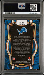 Graded 2022 Panini Select Aidan Hutchinson #267 Silver Prizm Rookie RC Football Card PSA 10 Gem Mint (ONLINE ORDER ONLY)