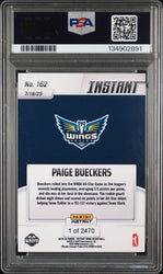 Graded 2025 Panini Instant Paige Bueckers #162 Rookie RC Basketball Card PSA 9 Mint (ONLINE ORDER ONLY)