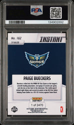 Graded 2025 Panini Instant Paige Bueckers #162 Rookie RC Basketball Card PSA 10 Gem Mint (ONLINE ORDER ONLY)
