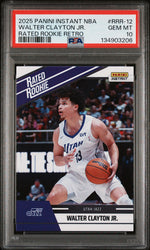 Graded 2025 Panini Instant Walter Clayton Jr. #RRR12 Rated Rookie Retro Rookie RC Basketball Card PSA 10 Gem Mint (ONLINE ORDER ONLY)