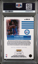Graded 2025 Panini Instant VJ Edgecombe #RRR28 Rated Rookie Retro Rookie RC Basketball Card PSA 10 Gem Mint (ONLINE ORDER ONLY)