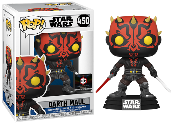 Darth Maul (w/ Darksaber & Lightsaber, Clone Wars) 450 - Chalice Collectible Exclusive (Online Order Only)