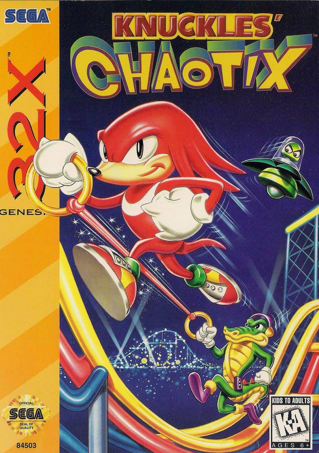 Knuckles Chaotix 32X (Sega Genesis) (ONLINE ORDER ONLY)