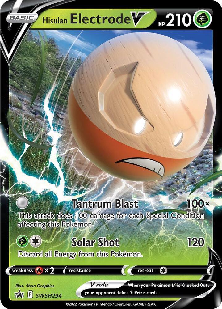 Hisuian Electrode V (SWSH294) [Sword & Shield: Black Star Promos] (Online Only)