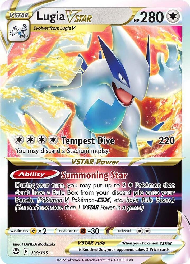 Lugia VSTAR (139/195) [Sword & Shield: Silver Tempest] (Online Only)