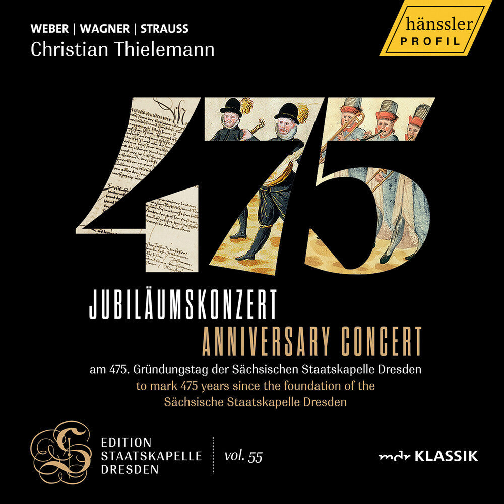 Pre-Order: 475 Staatskapelle Dresden - Aniv Concert - Live [CD] (ONLINE ORDER ONLY)