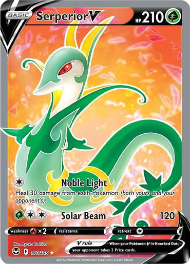 Serperior V (170/195) [Sword & Shield: Silver Tempest] (Online Only)