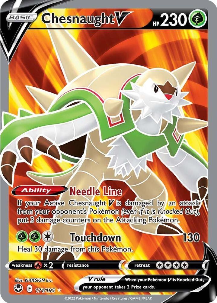 Chesnaught V (171/195) [Sword & Shield: Silver Tempest] (Online Only)