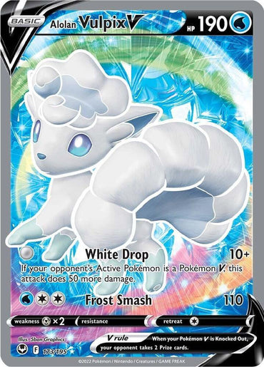 Alolan Vulpix V (173/195) [Sword & Shield: Silver Tempest] (Online Only)