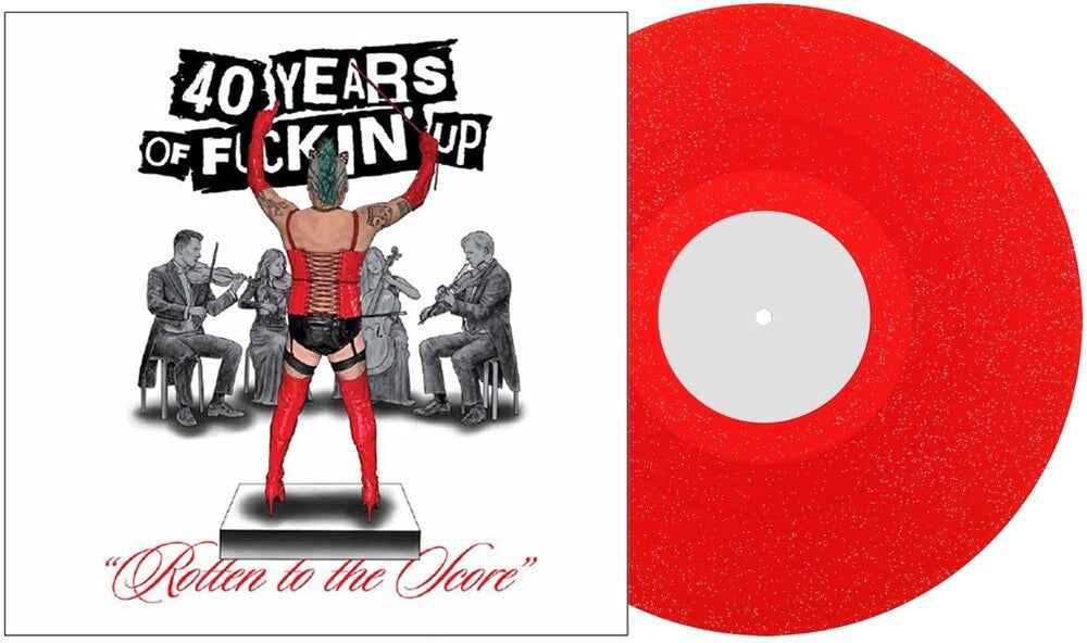 Pre-Order: Rotten to the Score: The 40 Years of Fuckin' Up Original Score  [Transparent Red with Silver Glitter ] (ONLINE ORDER ONLY)