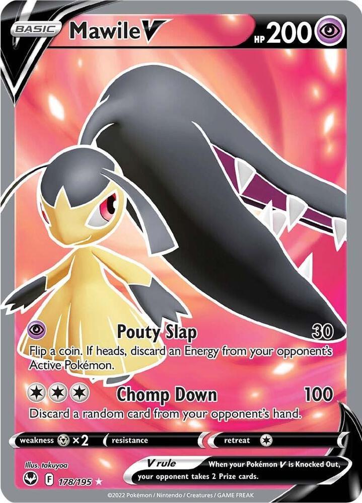 Mawile V (178/195) [Sword & Shield: Silver Tempest] (Online Only)