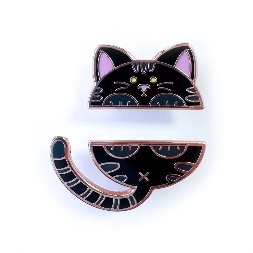 Pride Pals Enamel Pin Set - Black Cat (ONLINE ORDER ONLY)