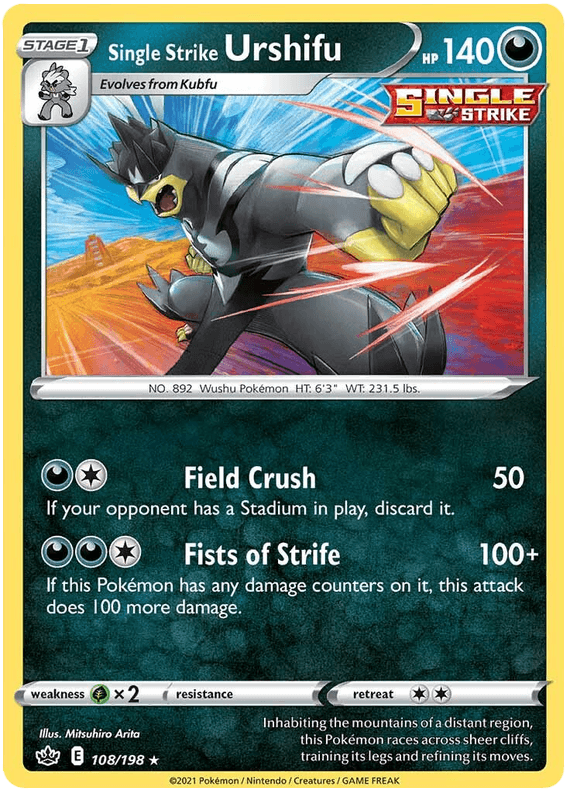 Single Strike Urshifu (108/198) [Sword & Shield: Chilling Reign] (Online Only)