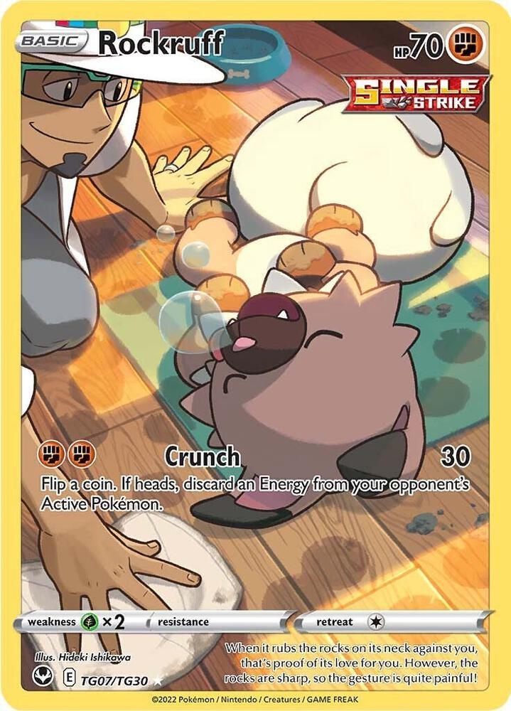 Rockruff (TG07/TG30) [Sword & Shield: Silver Tempest] (Online Only)