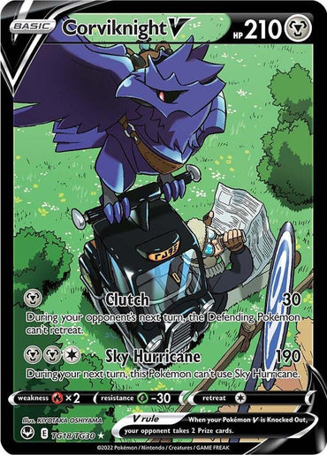 Corviknight V (TG18/TG30) [Sword & Shield: Silver Tempest] (Online Only)