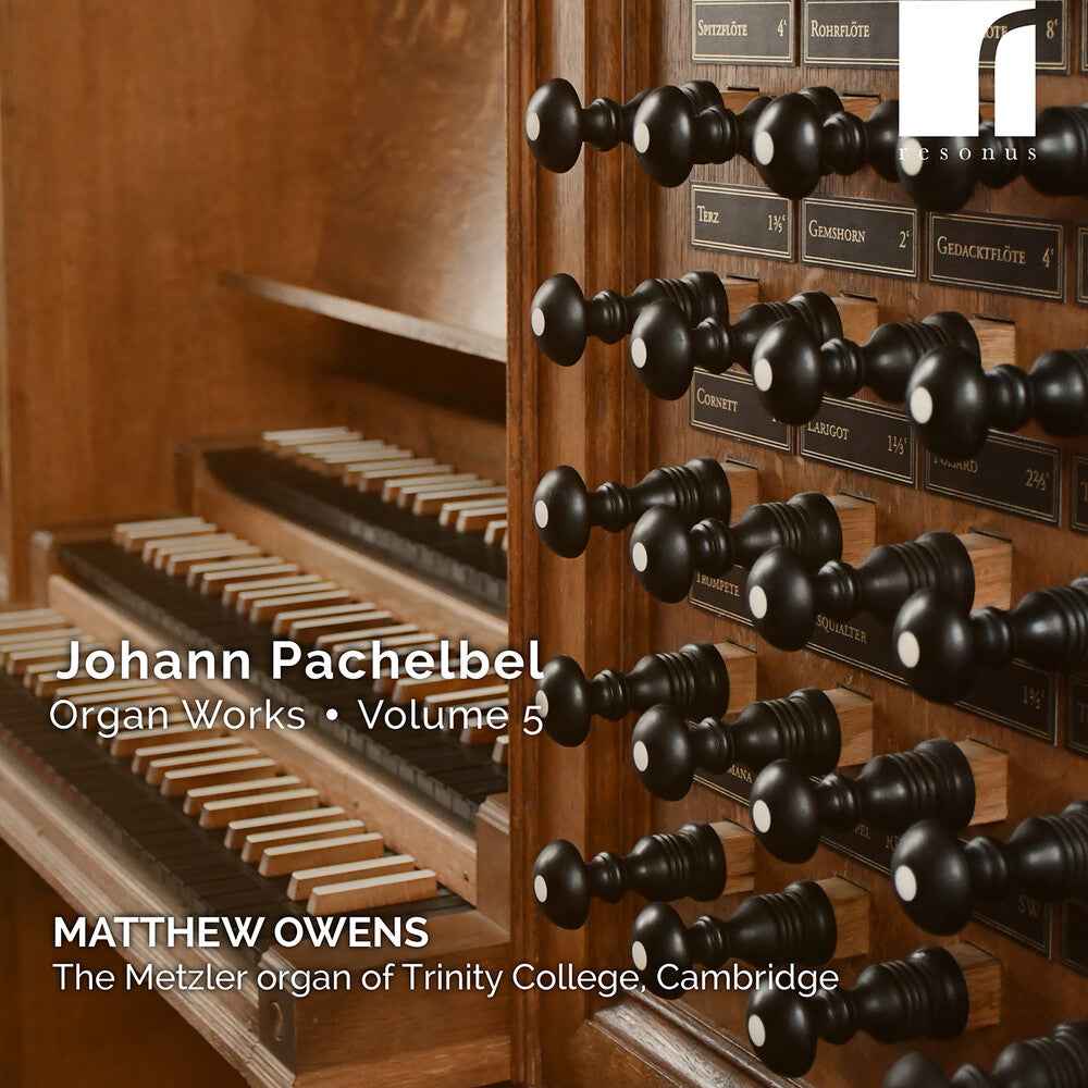 Pre-Order: Johann Pachelbel: Organ Works Volume 5 [CD] (ONLINE ORDER ONLY)