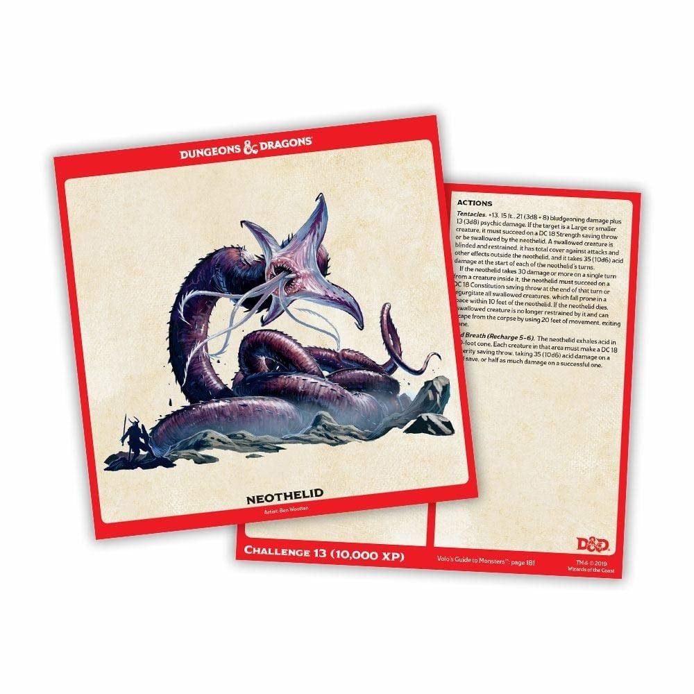 D&D: Monster Cards - Epic Monster Cards (ONLINE ORDER ONLY)