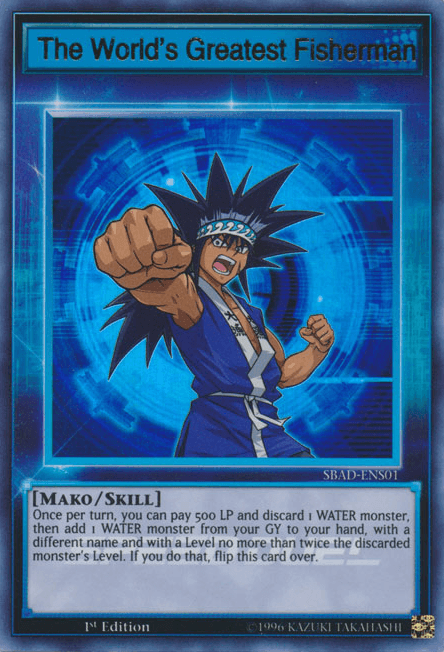 The World's Greatest Fisherman [SBAD-ENS01] Ultra Rare (ONLINE ORDER ONLY)