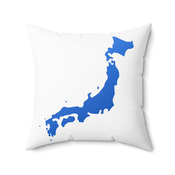 2001 Anime Imports Logo Blue & Japan Spun Polyester Square Pillow