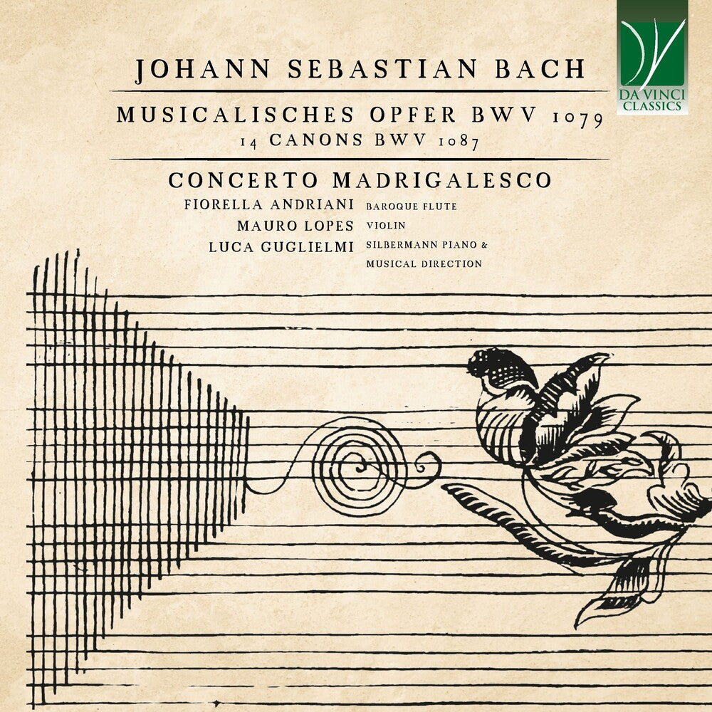 Pre-Order: Johann Sebastian Bach: Musicalisches Opfer Bwv 1079, 14 Canons Bwv 1087 [CD] (ONLINE ORDER ONLY)